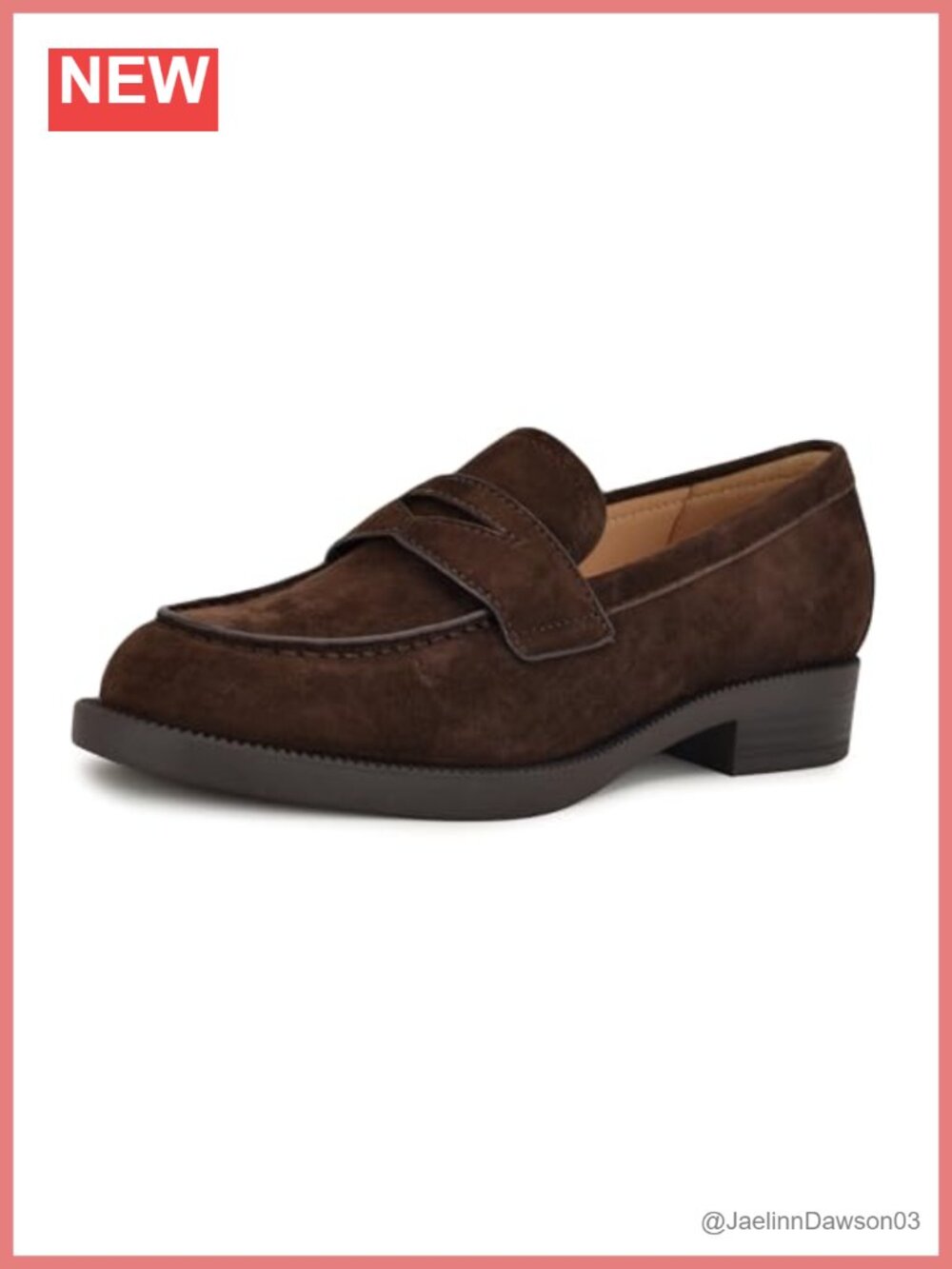 Nine West Berg Women's Casual Loafers Almond Toe Slip-On Leather